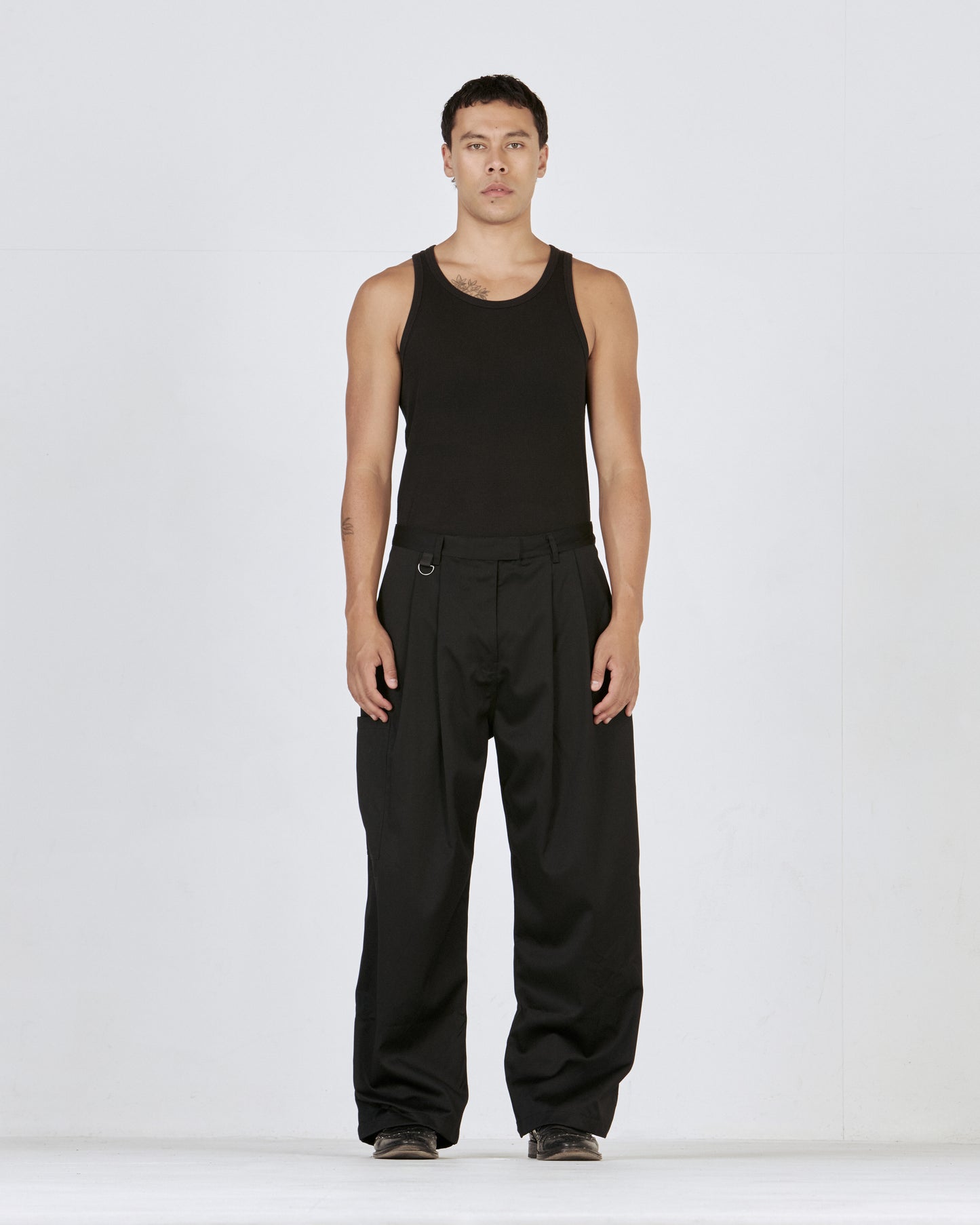 SUIT PANT-BLACK