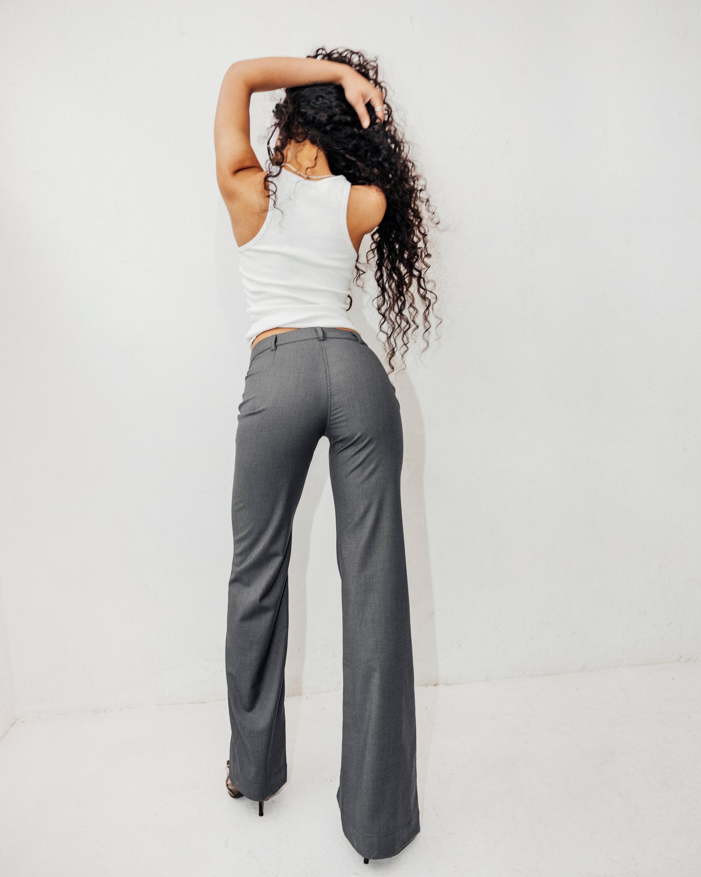 BOOTCUT PANT-GREY