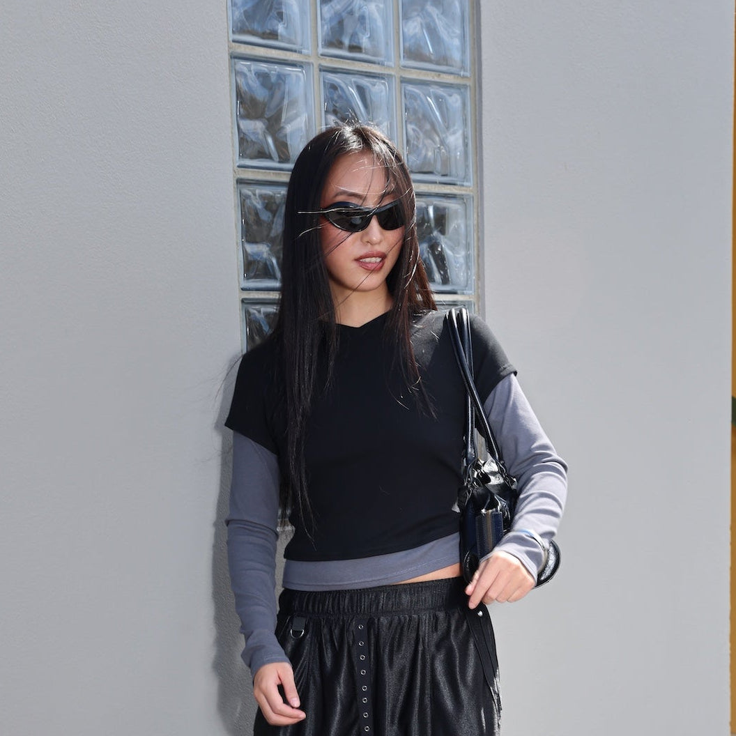 TRAINING SHORT- Hi Shine Black