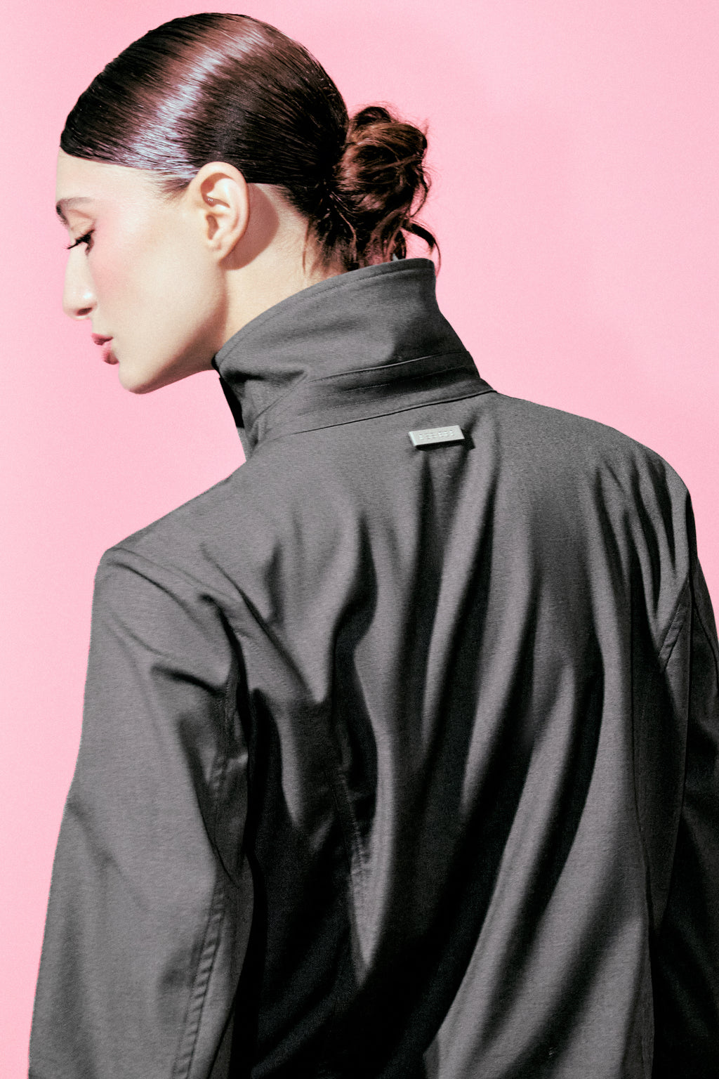 TRACK-SUIT JACKET- Grey
