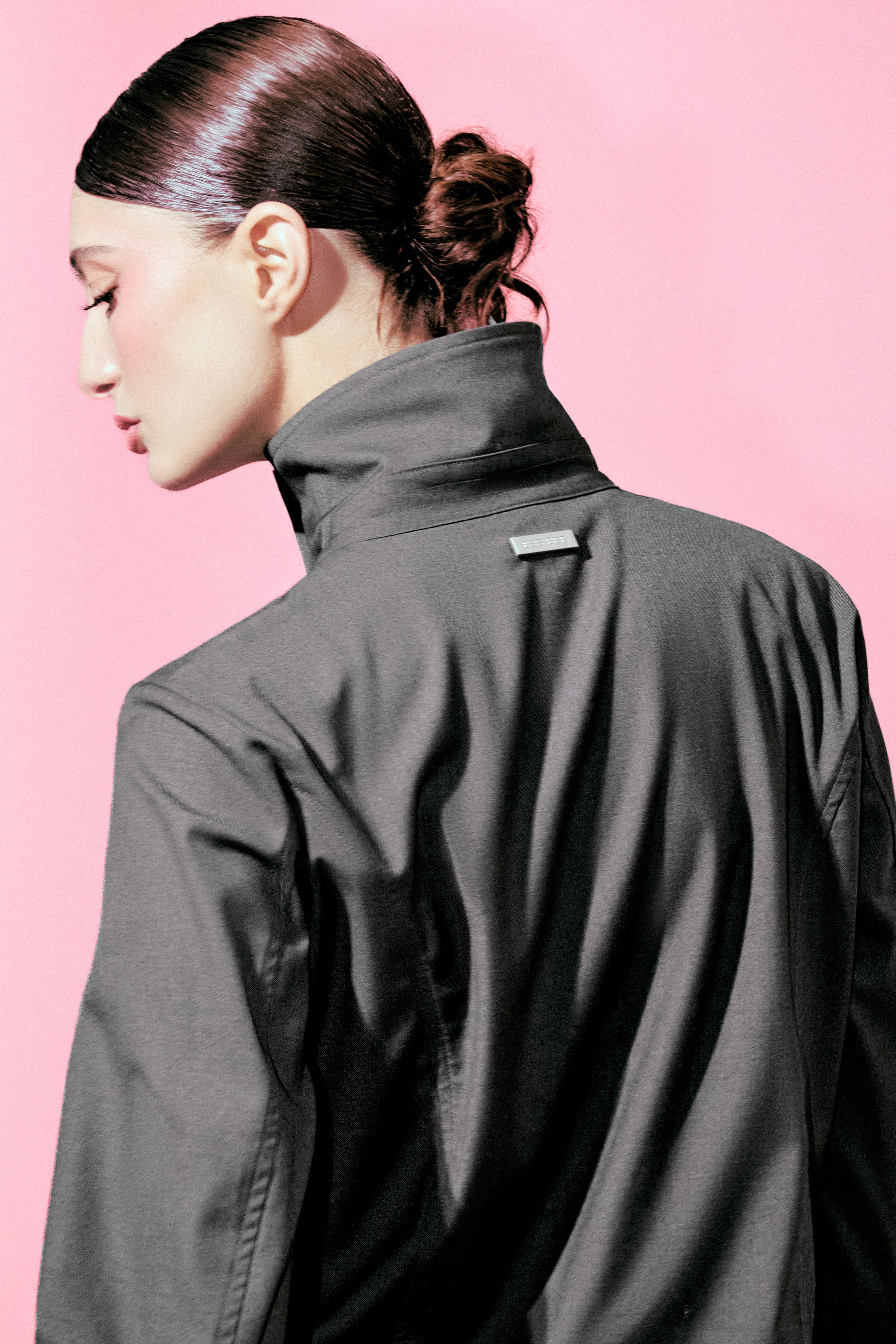 TRACK-SUIT JACKET- Grey