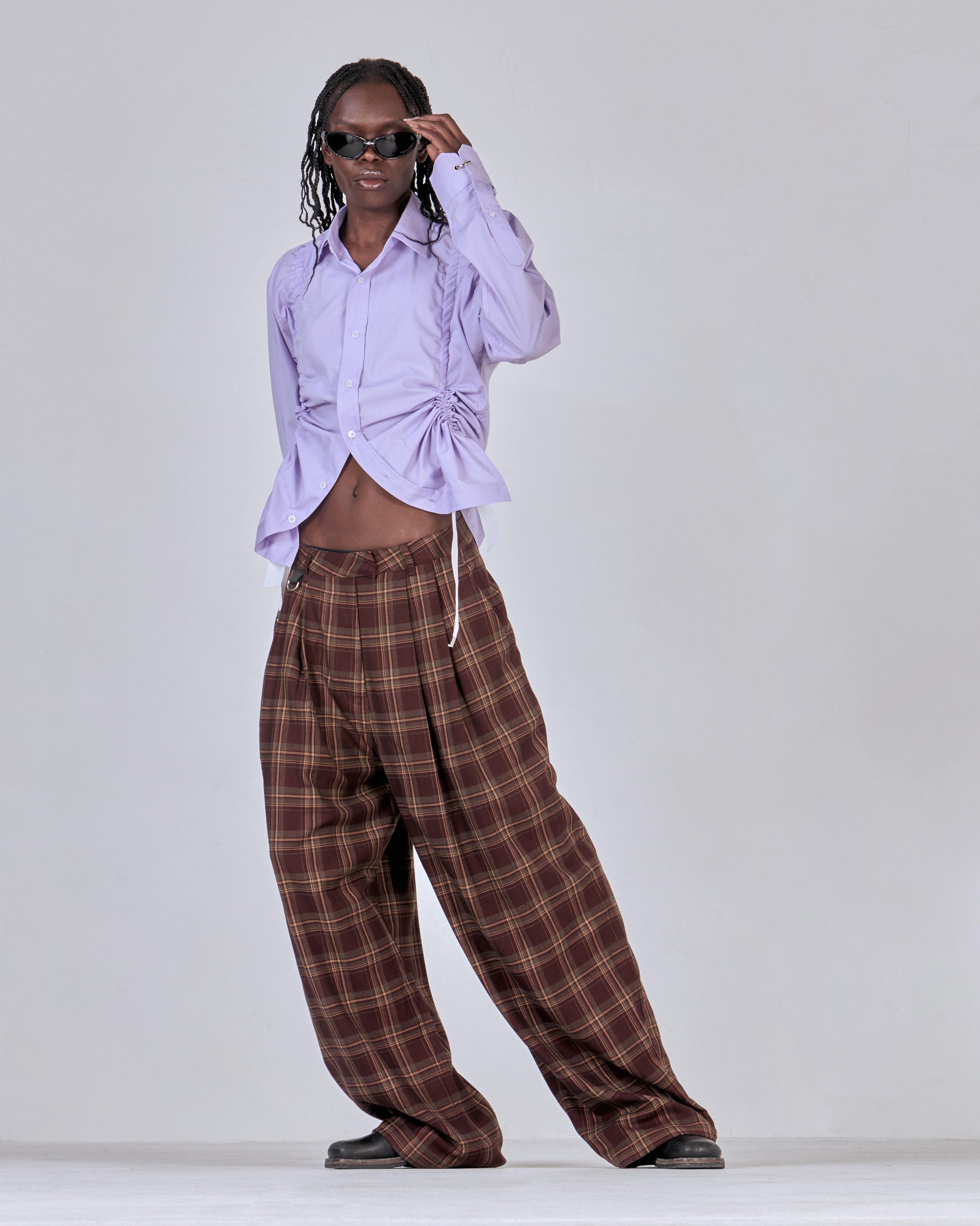 SUIT PANT- TARTAN
