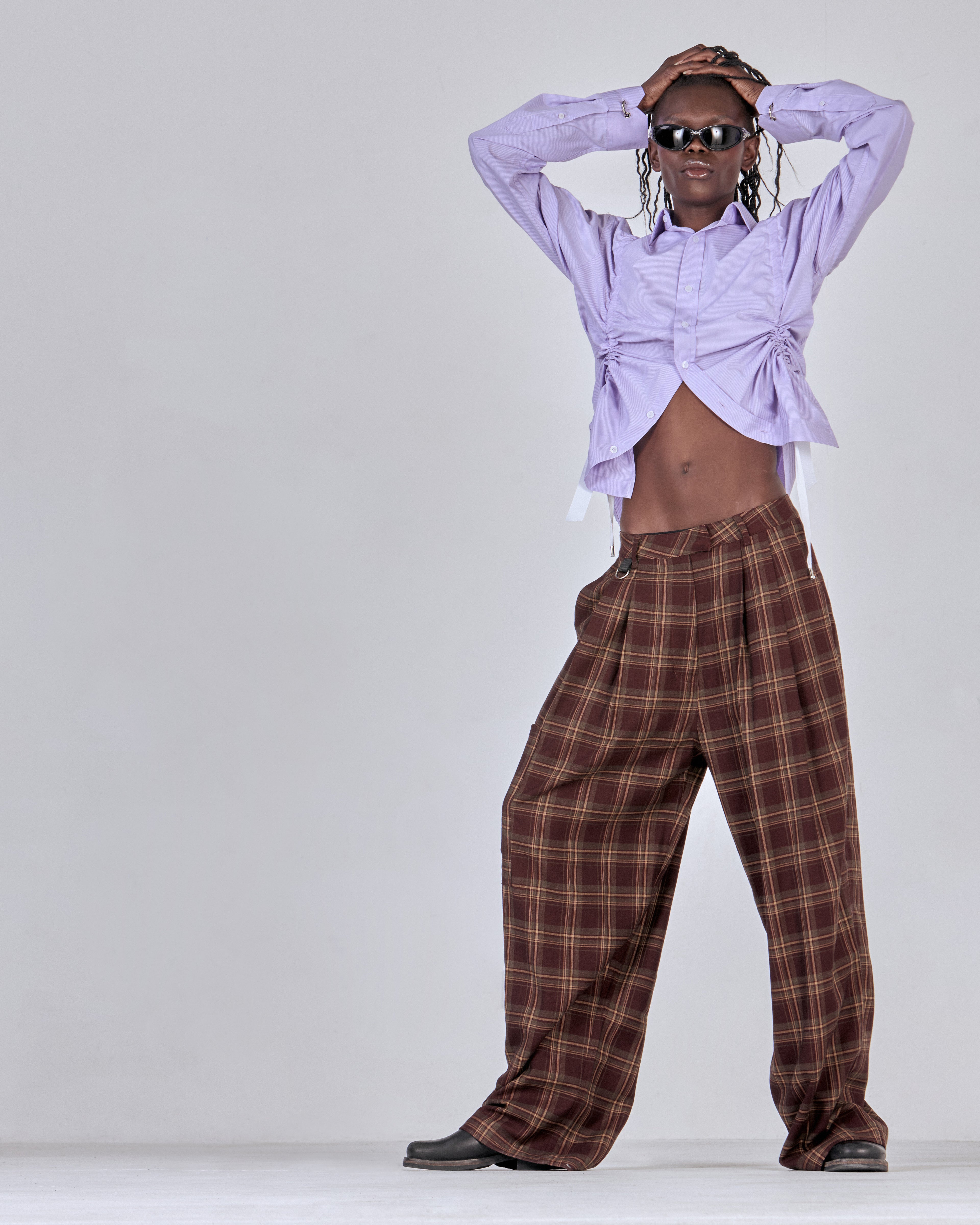 SUIT PANT- TARTAN