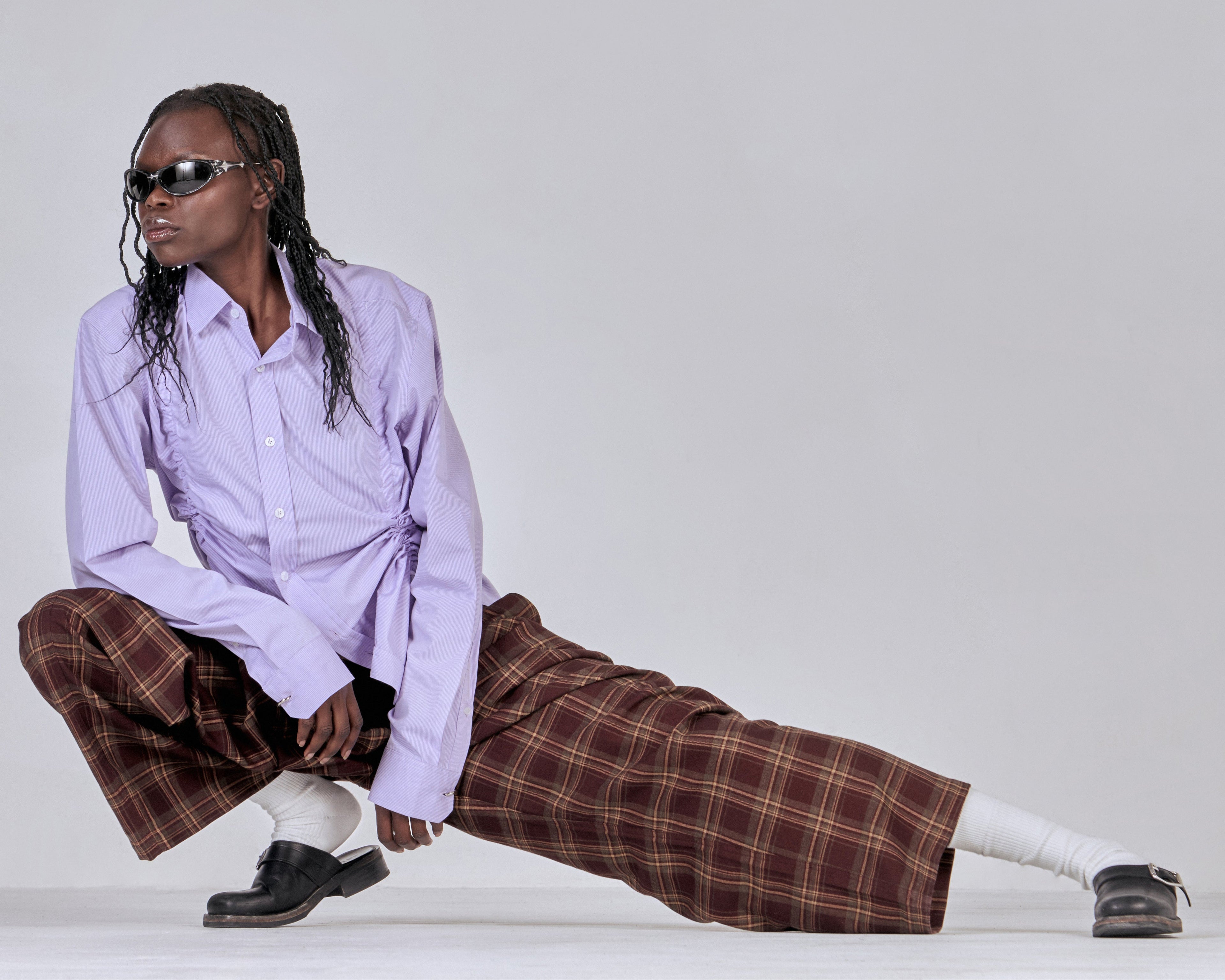 SUIT PANT- TARTAN