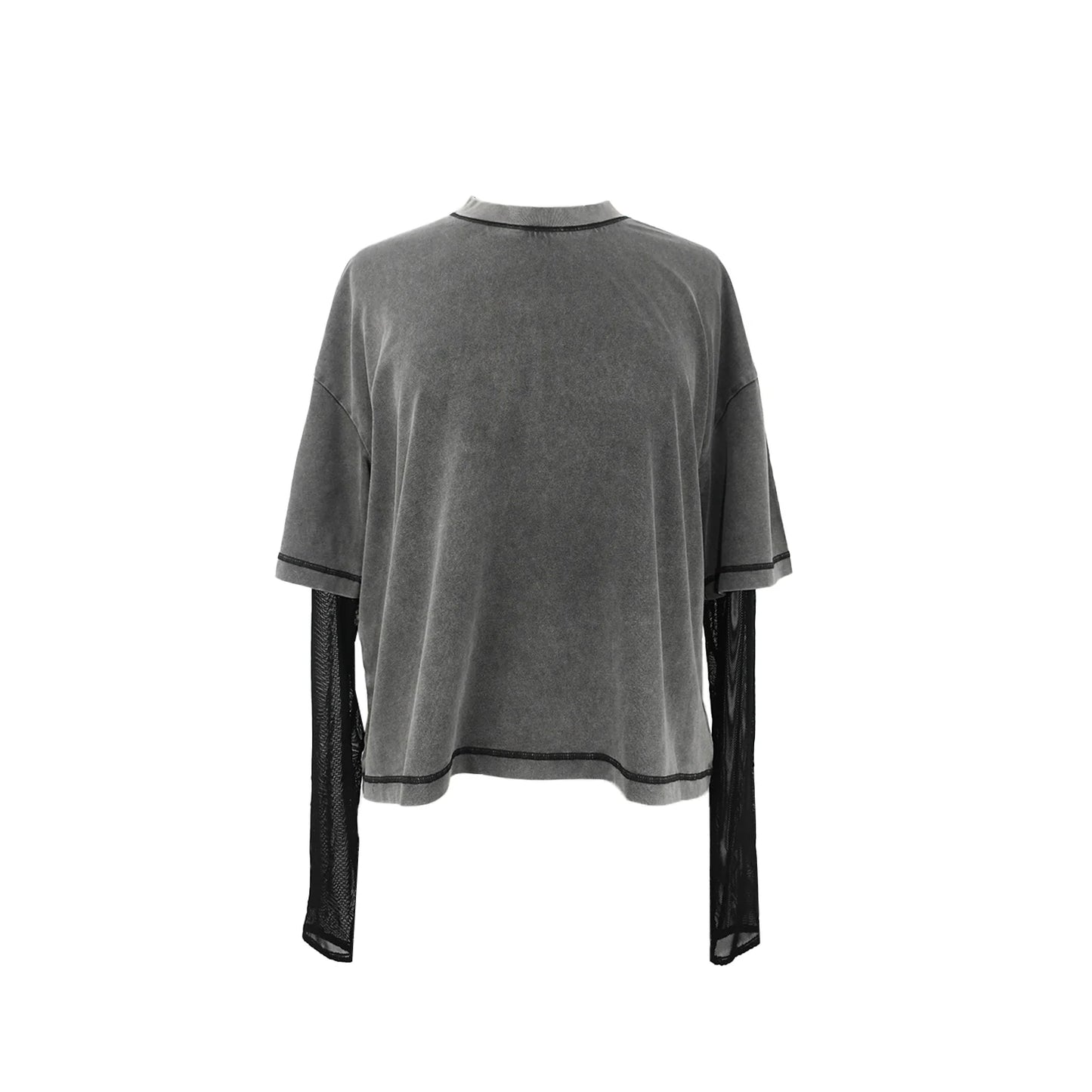 DOUBLE LAYER SLEEVE TEE