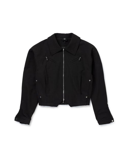 EVERYDAY JACKET- Black Pinstripe