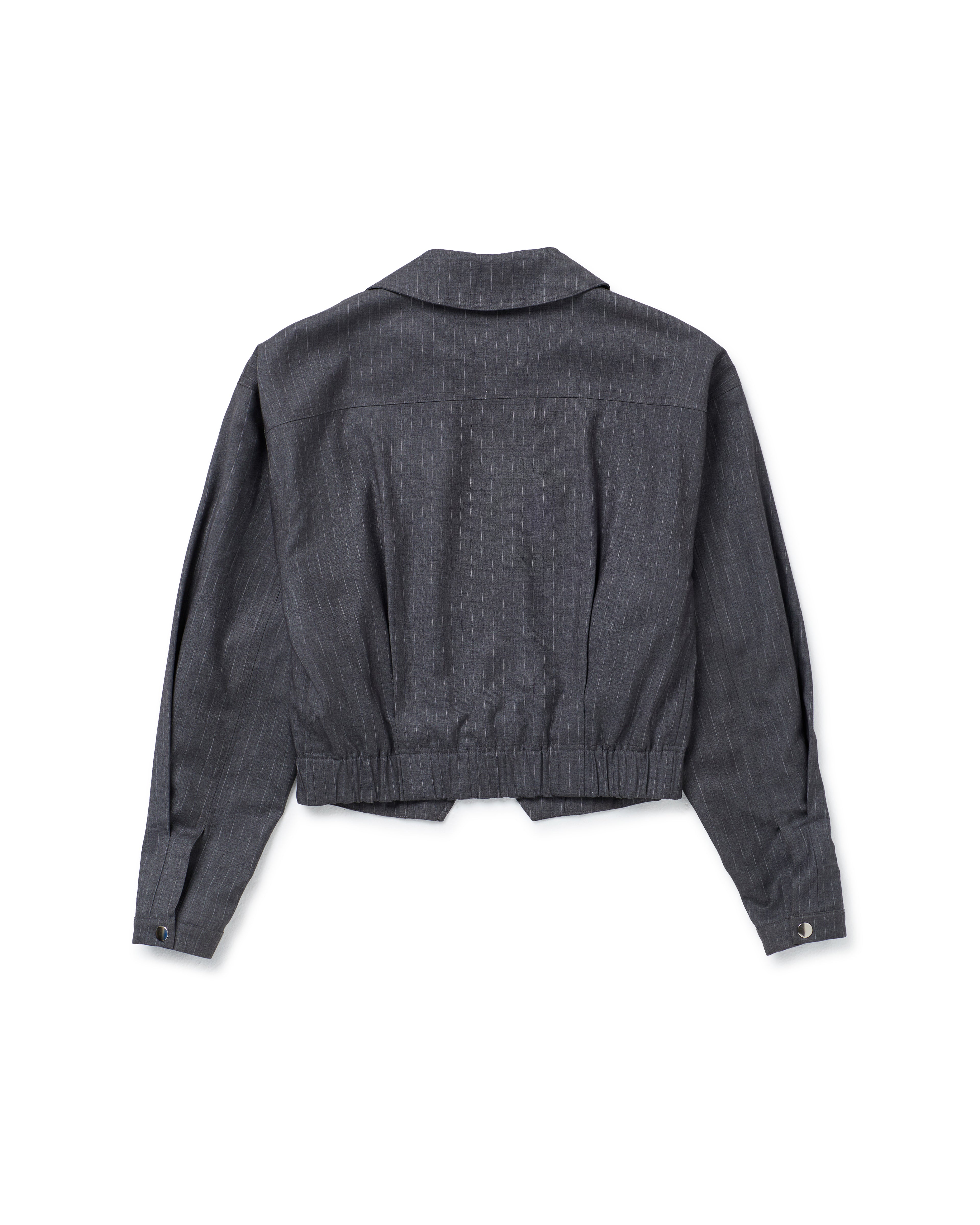 EVERYDAY JACKET- Grey Pinstripe