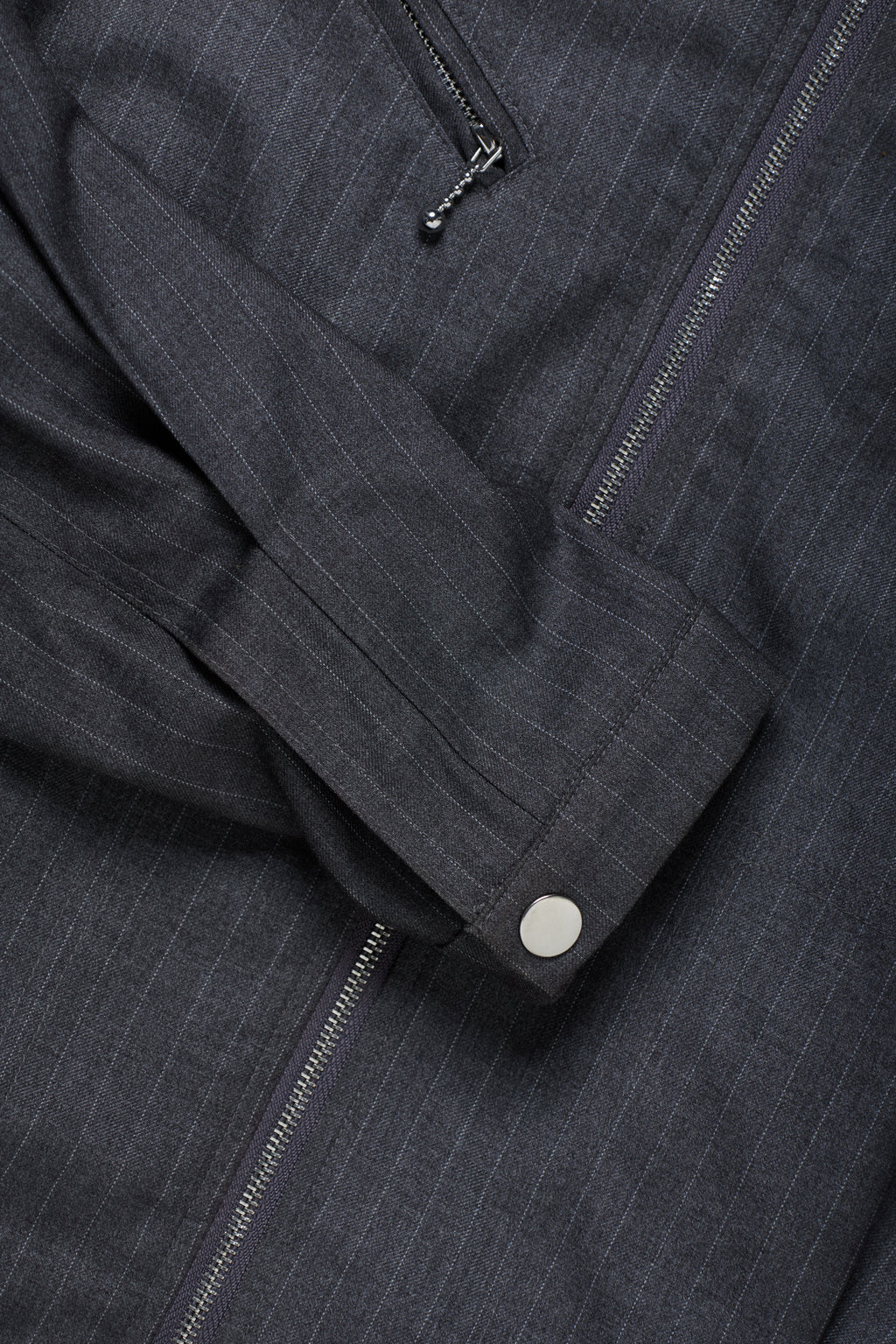 EVERYDAY JACKET- Grey Pinstripe