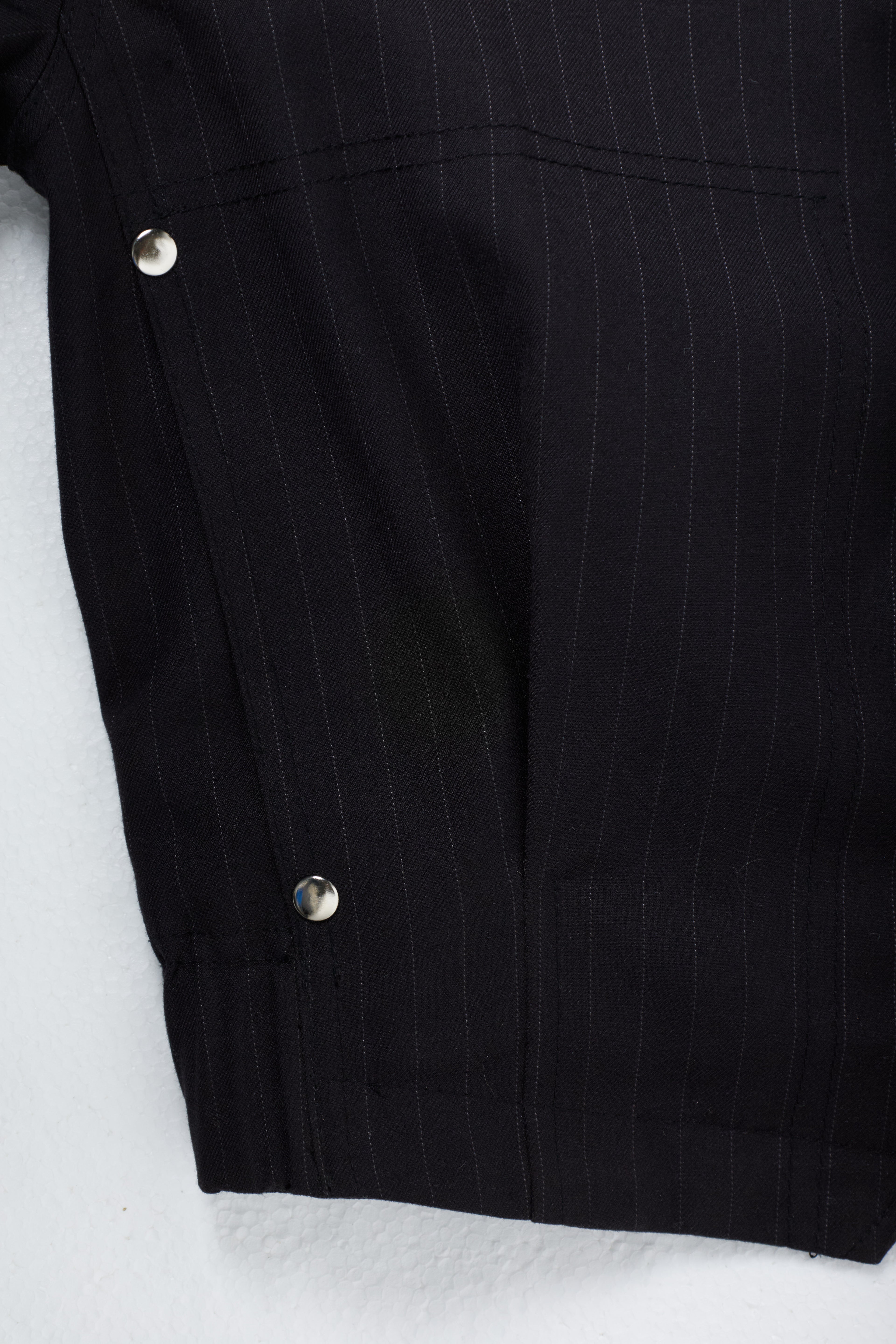 EVERYDAY JACKET- Black Pinstripe