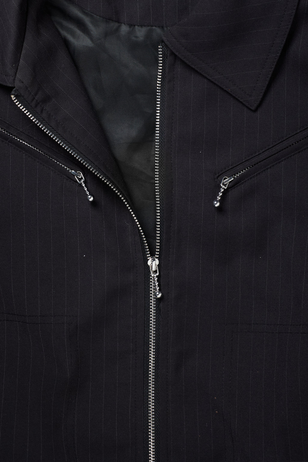 EVERYDAY JACKET- Black Pinstripe