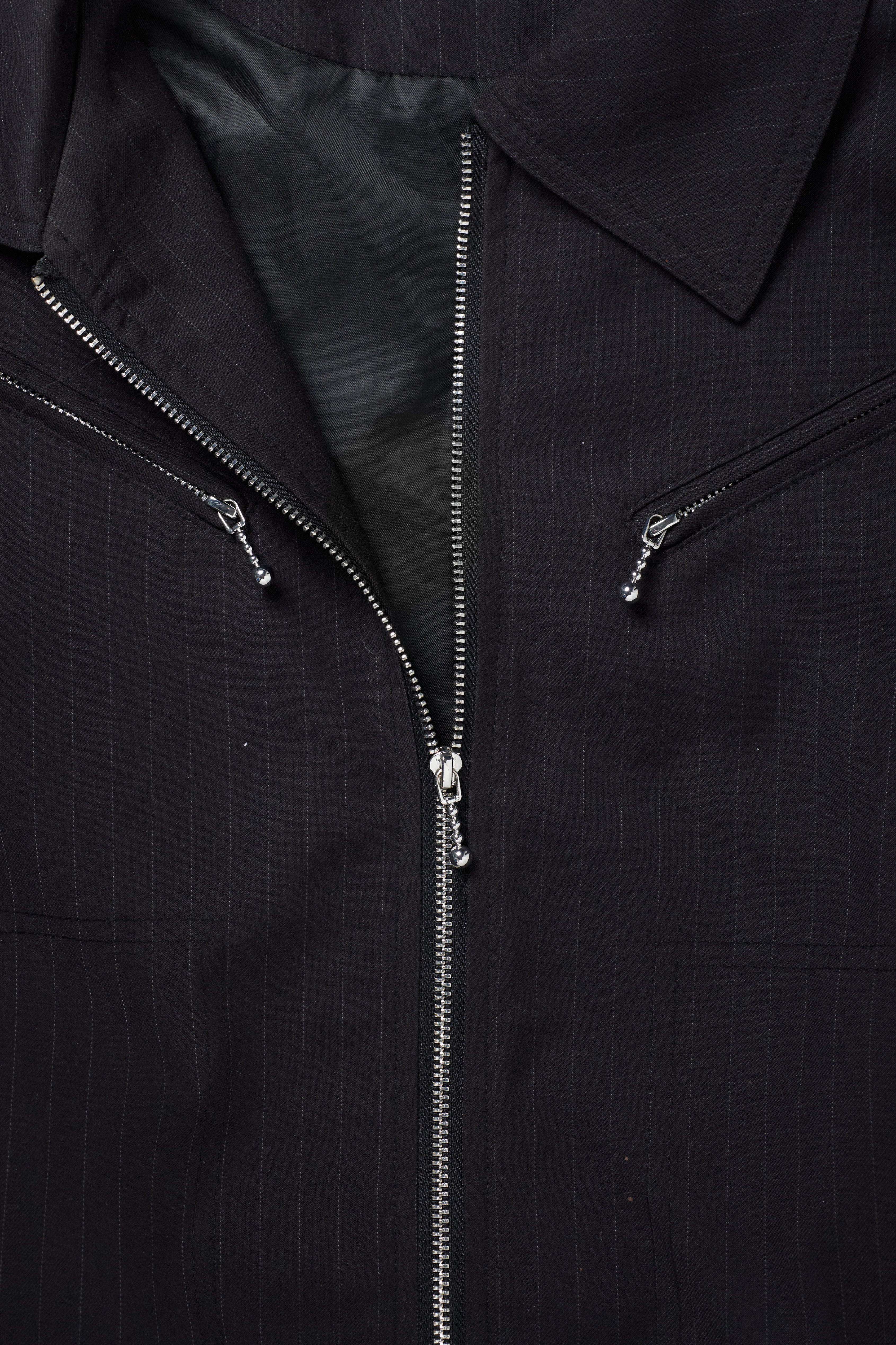 EVERYDAY JACKET- Black Pinstripe