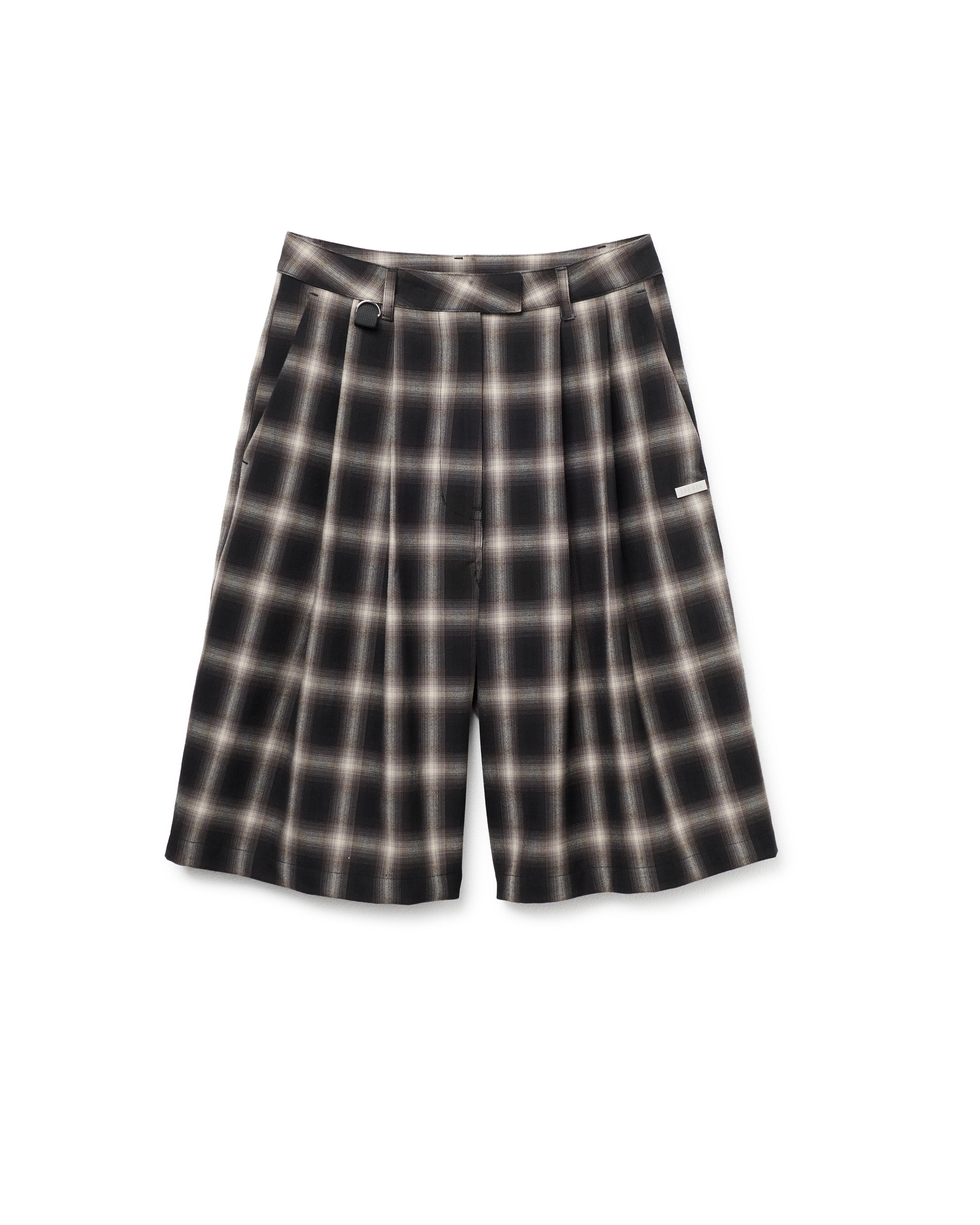 SUIT SHORT- Hazy Plaid