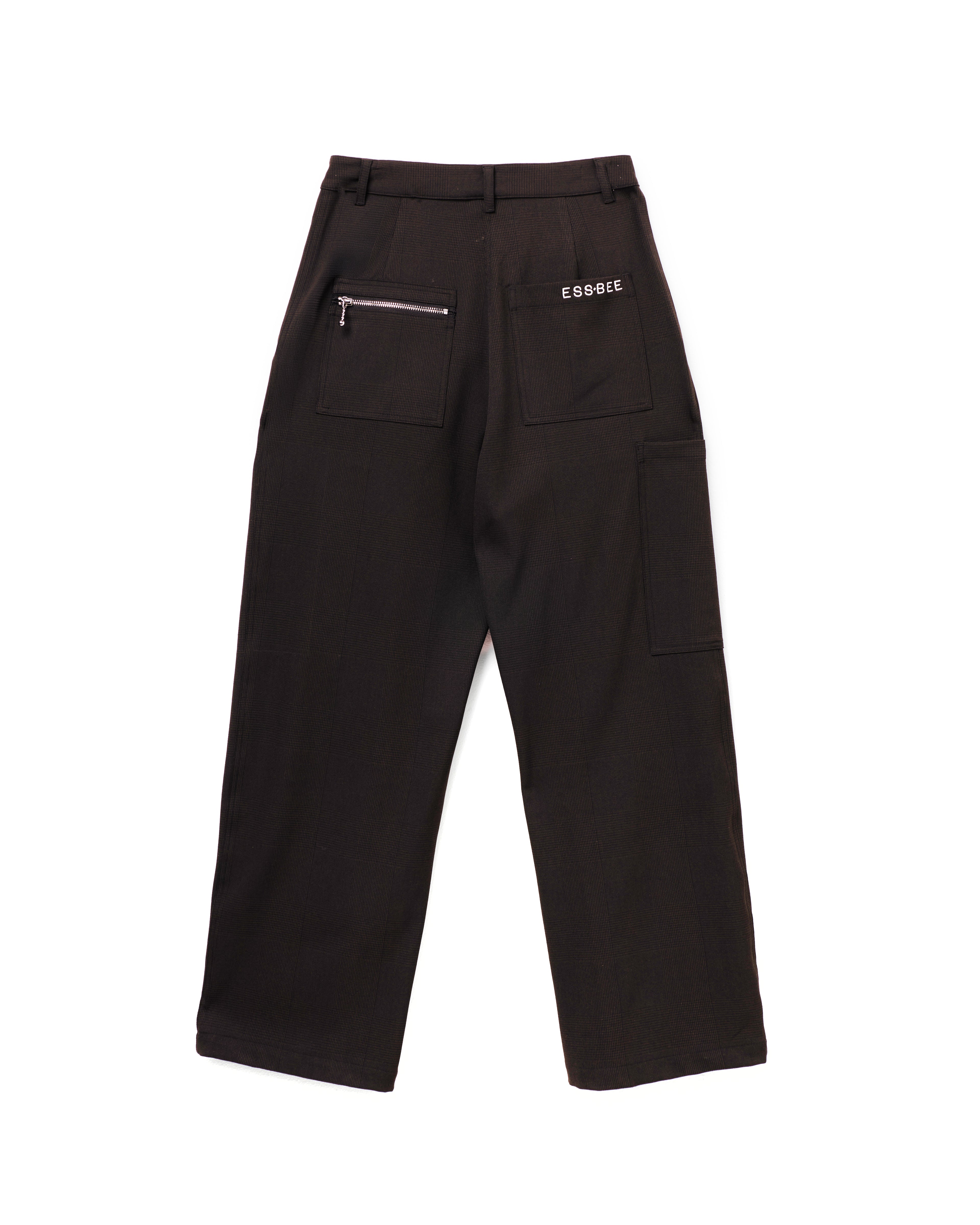 SUIT PANT- Chocolate Plaid