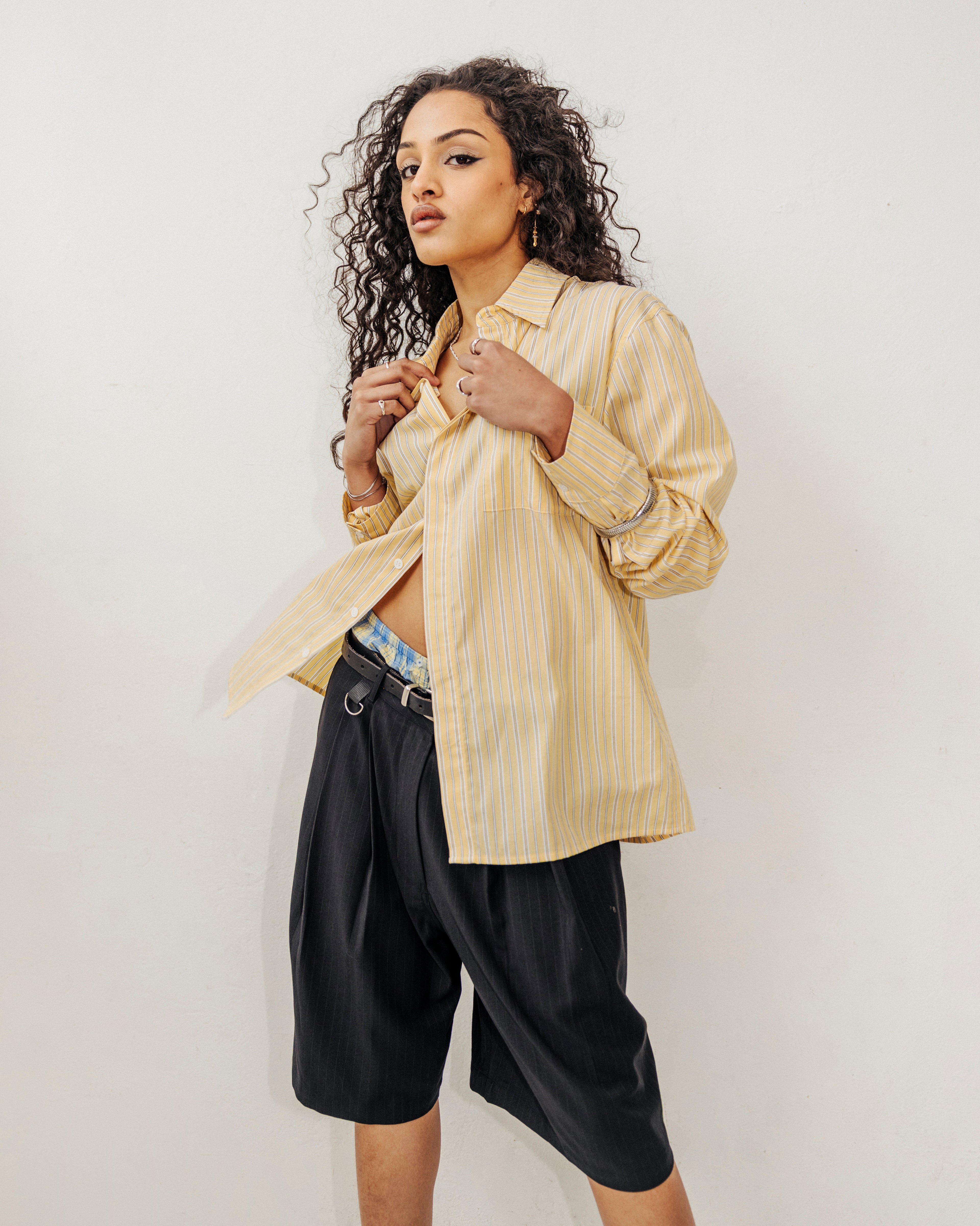 BUSINESS AS USUAL SHIRT- BUTTER