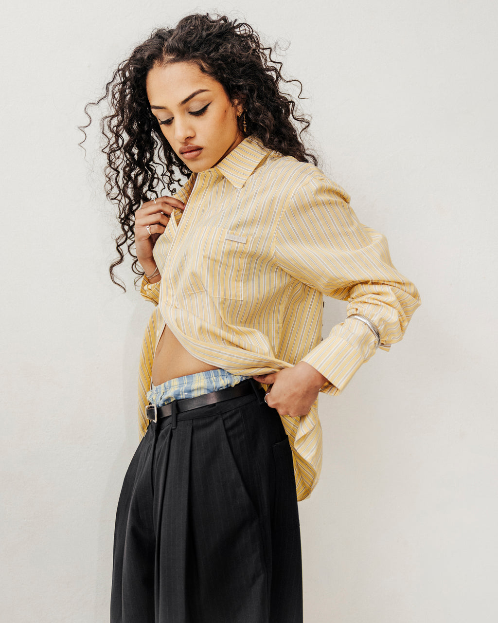 BUSINESS AS USUAL SHIRT- BUTTER