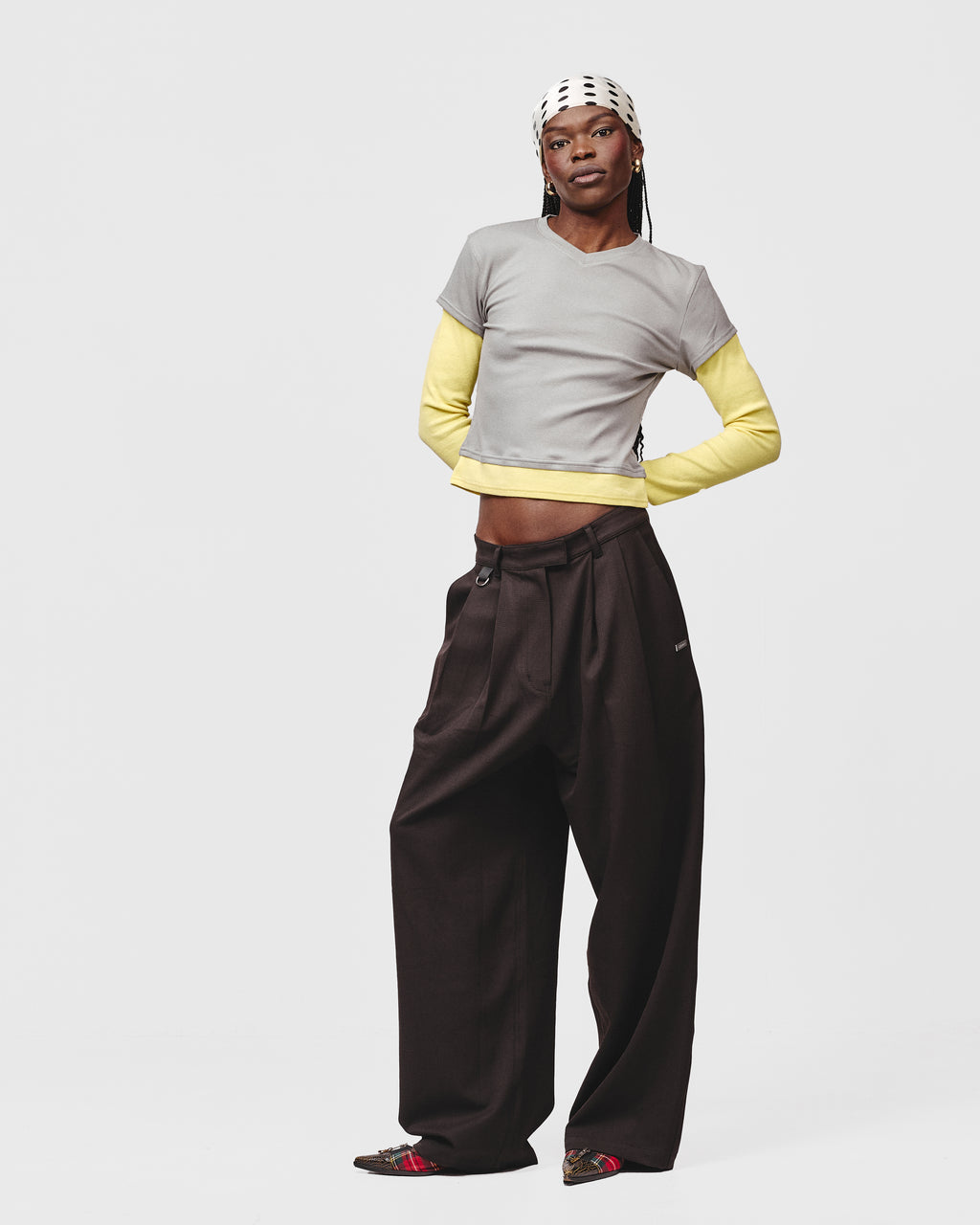SUIT PANT- Chocolate Plaid