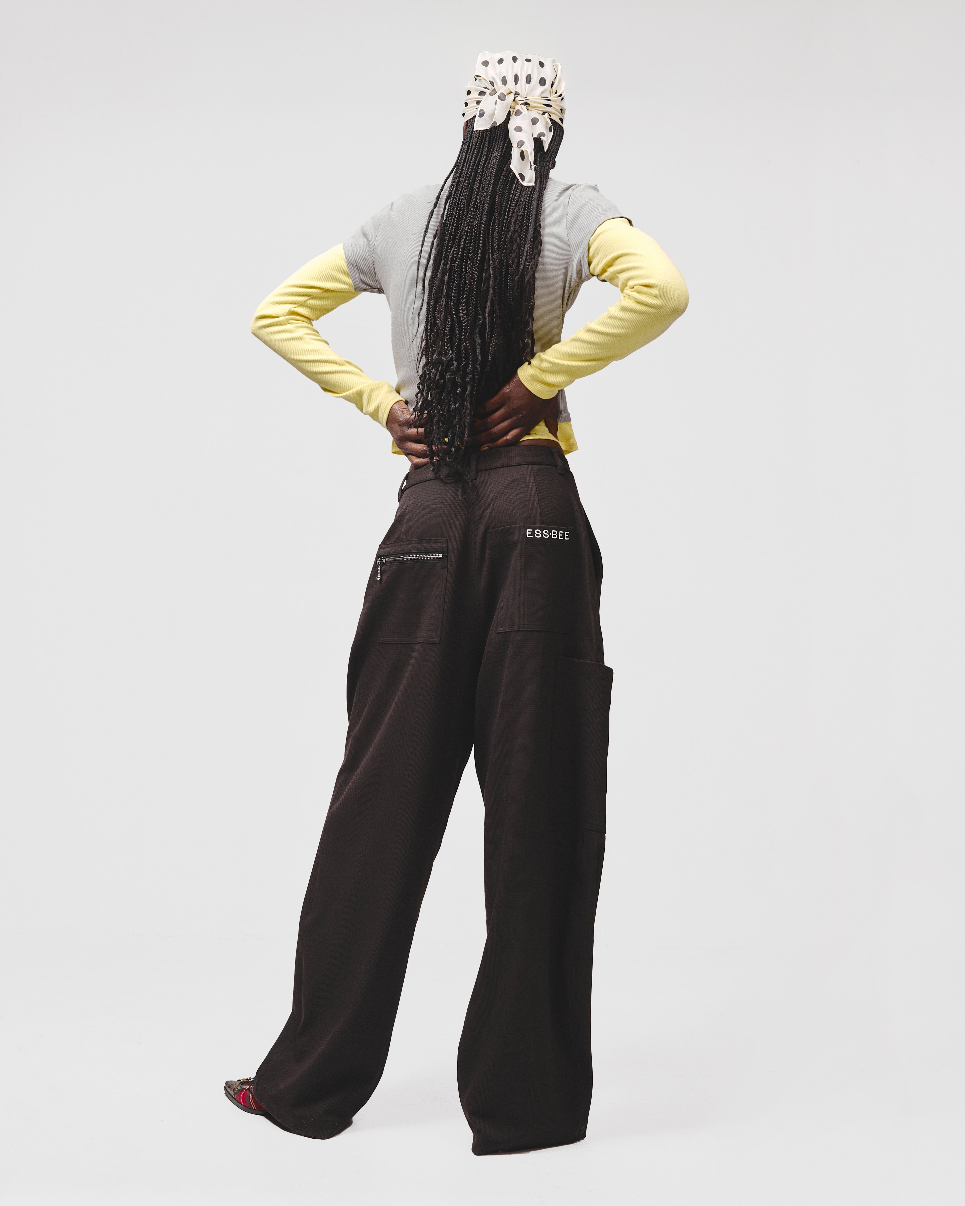 SUIT PANT- Chocolate Plaid