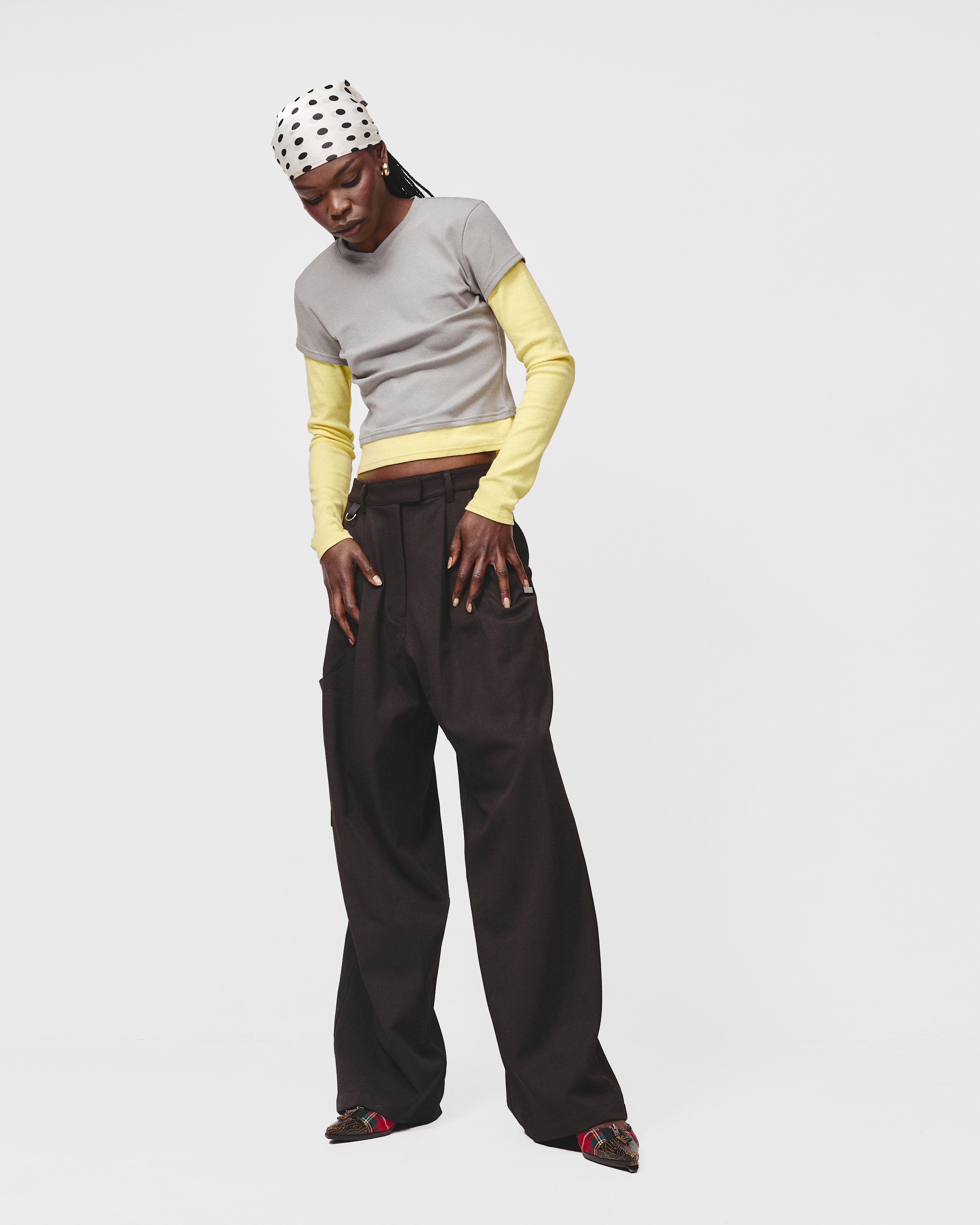 SUIT PANT- Chocolate Plaid