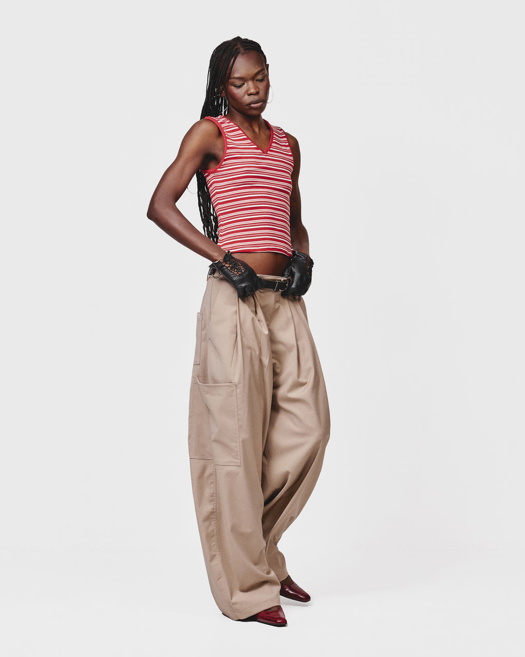 SUIT PANT - Taupe