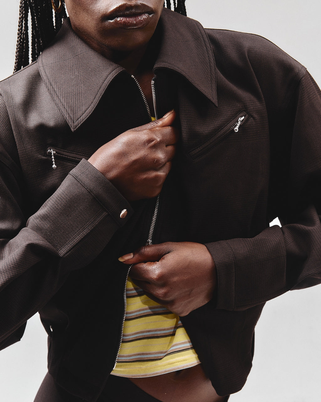 EVERYDAY JACKET-Chocolate Plaid