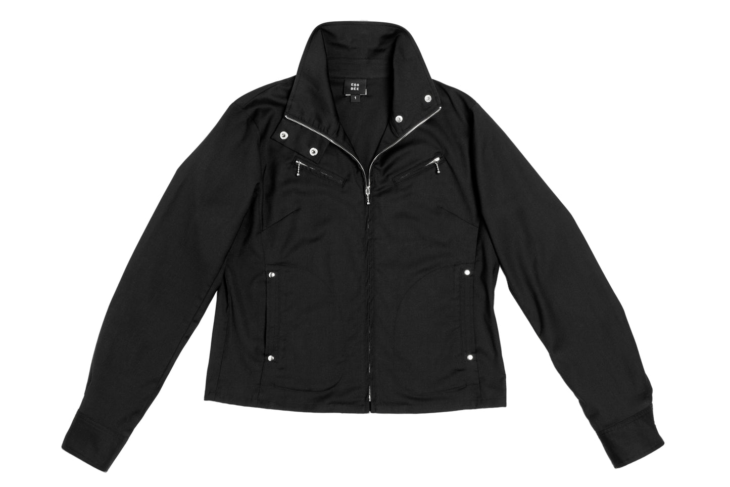 TRACK-SUIT JACKET- Black