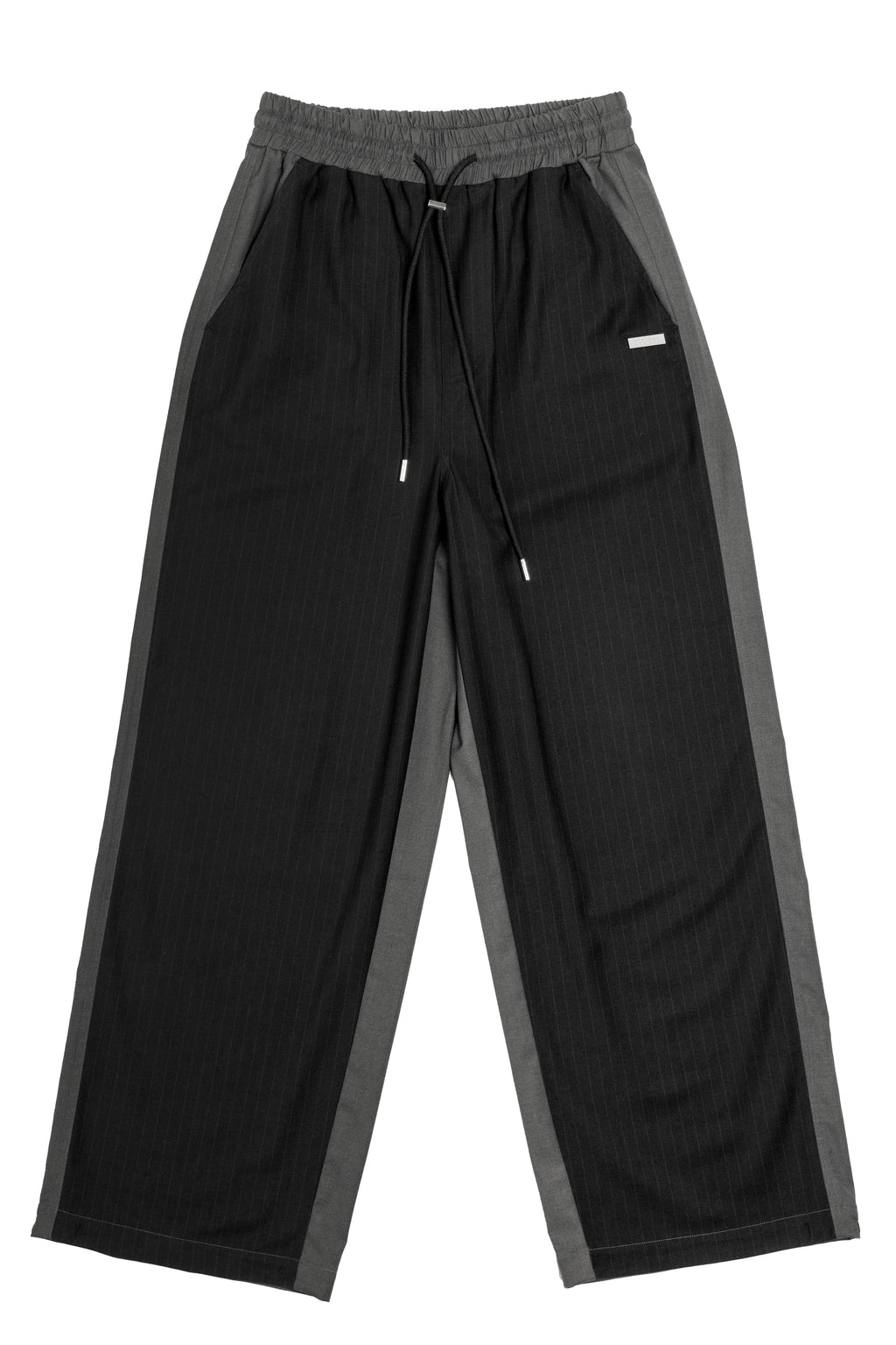 TRACK-SUIT PANT Black Pinstripe/Grey