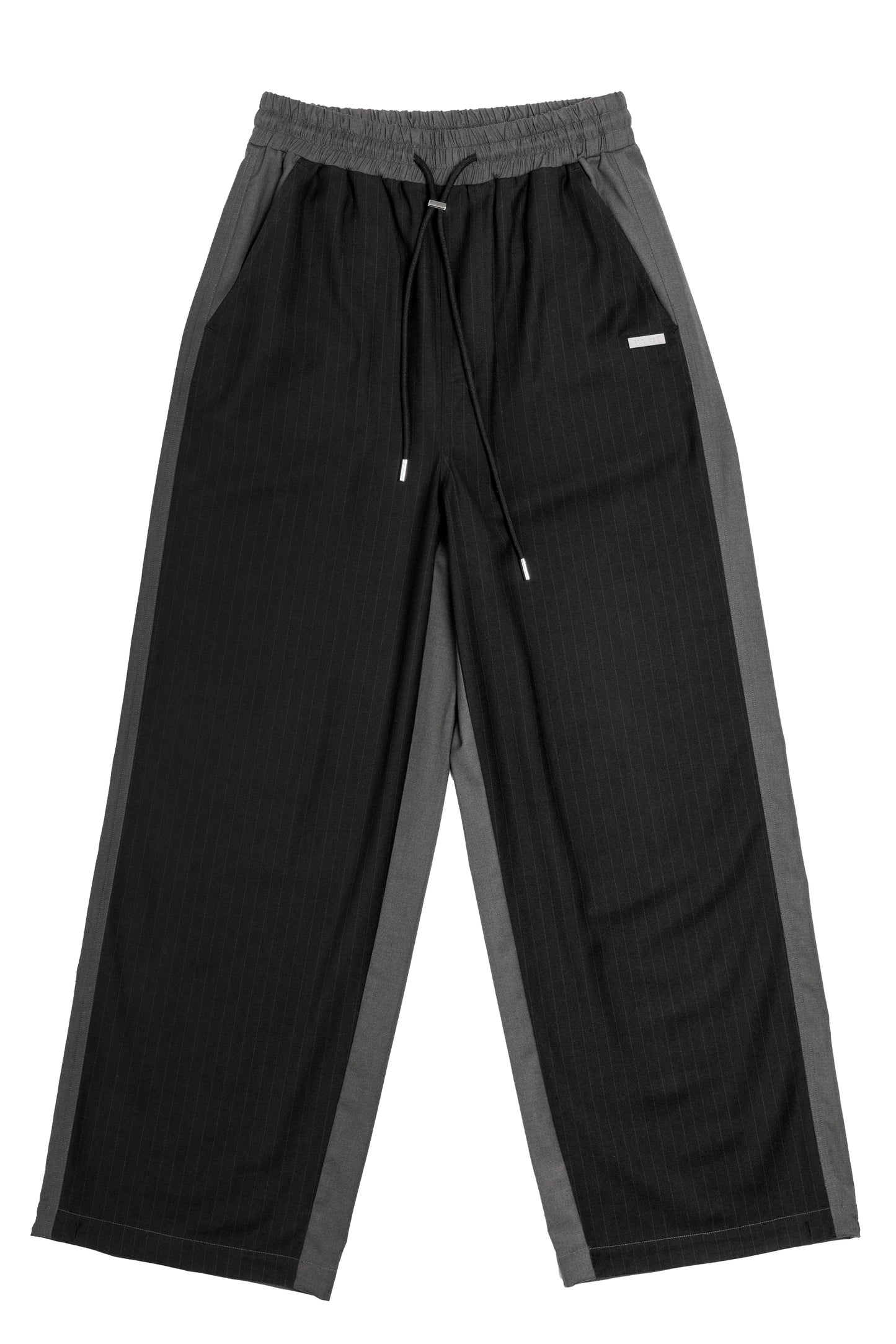 TRACK-SUIT PANT Black Pinstripe/Grey
