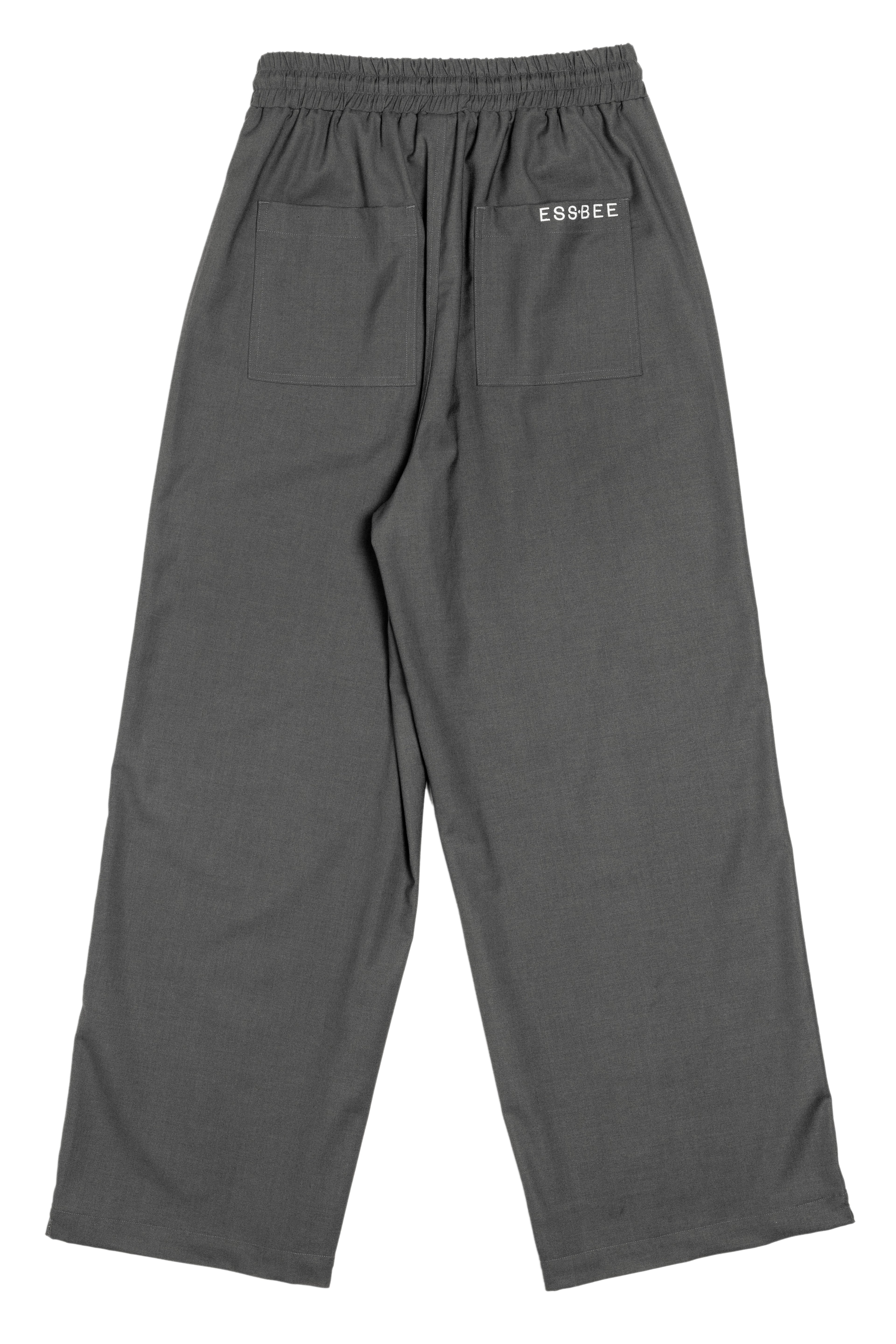 TRACK-SUIT PANT Black Pinstripe/Grey