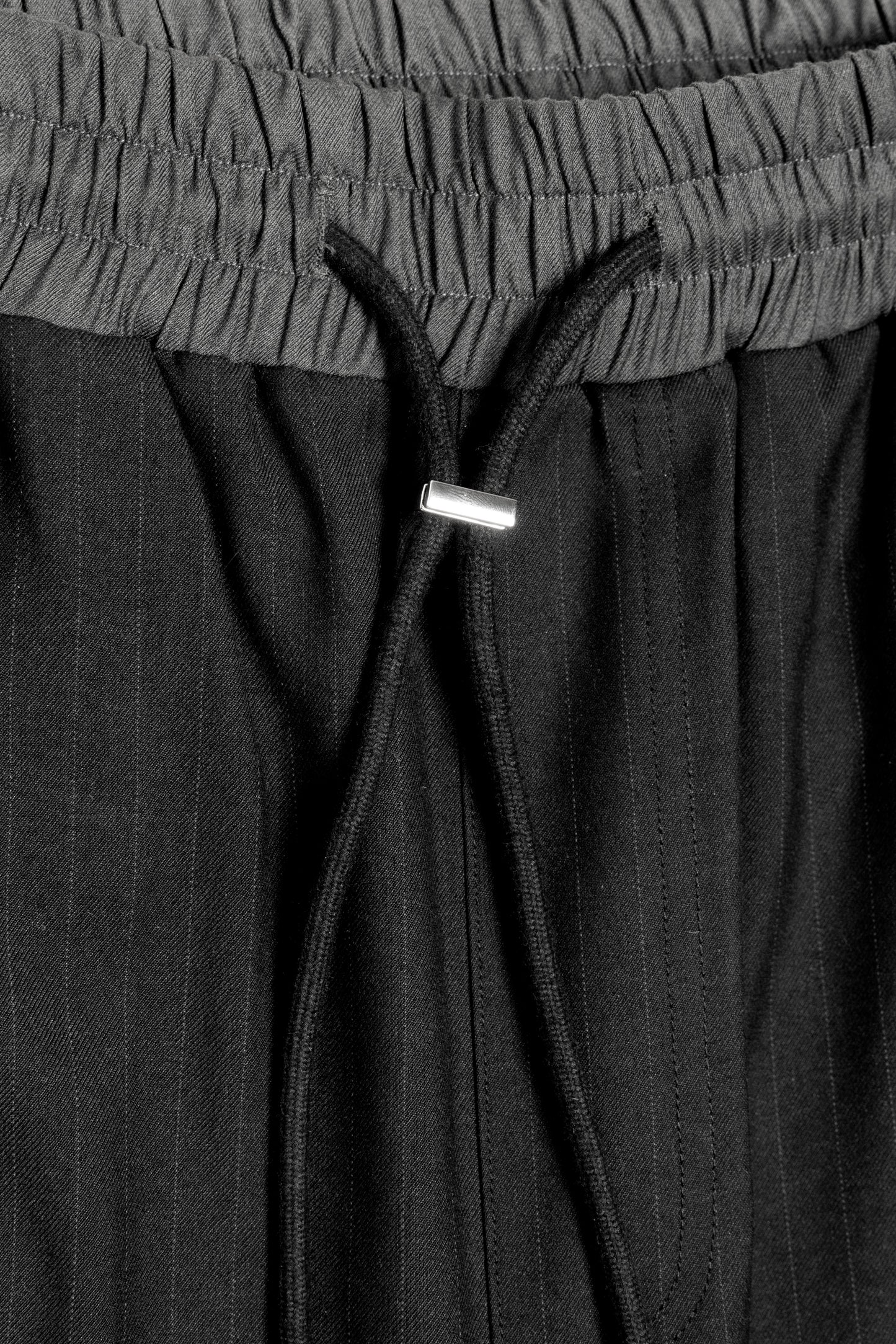 TRACK-SUIT PANT Black Pinstripe/Grey