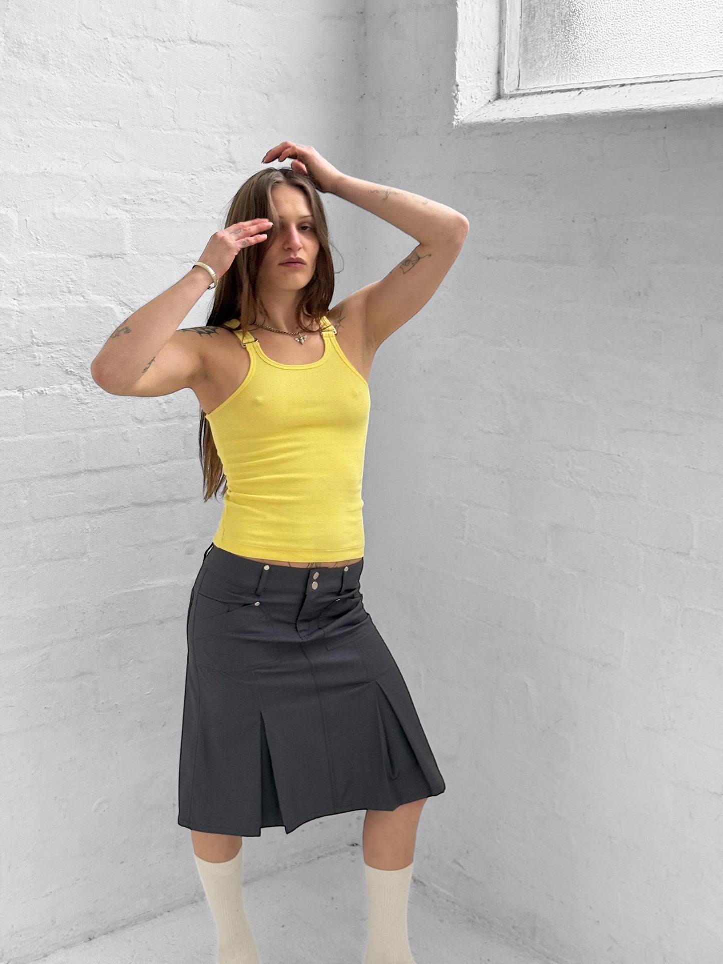 UTILITY SKIRT- GREY