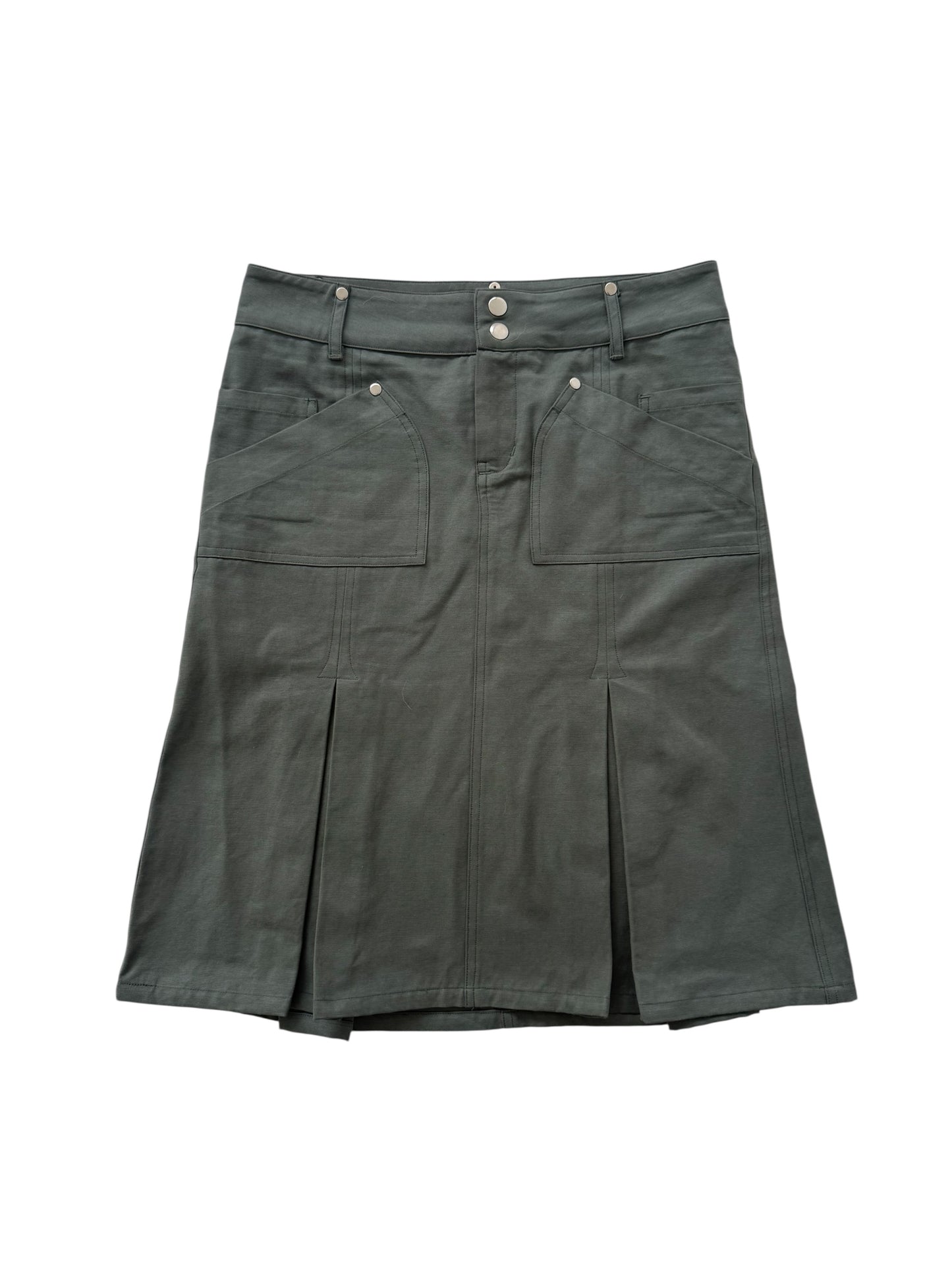 UTILITY SKIRT- DUSTY OLIVE