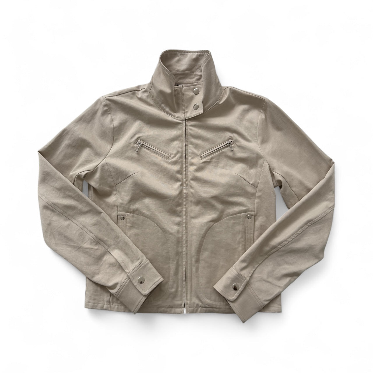 TRACK-SUIT JACKET-SAND