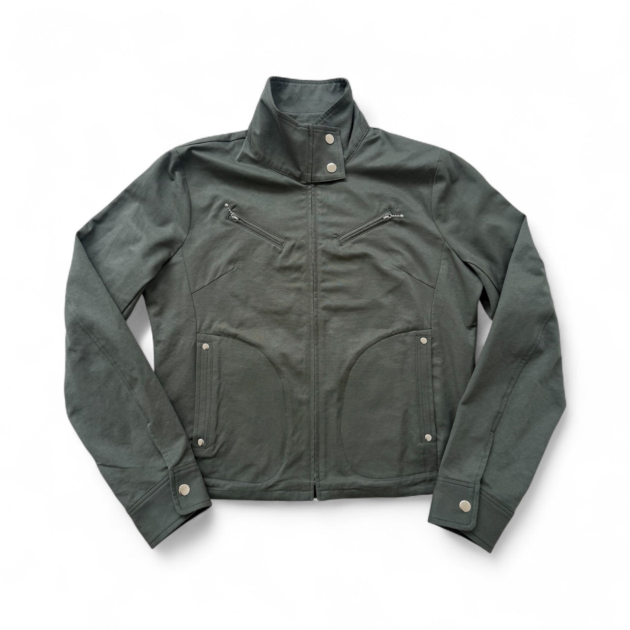 TRACK-SUIT JACKET-DUSTY OLIVE