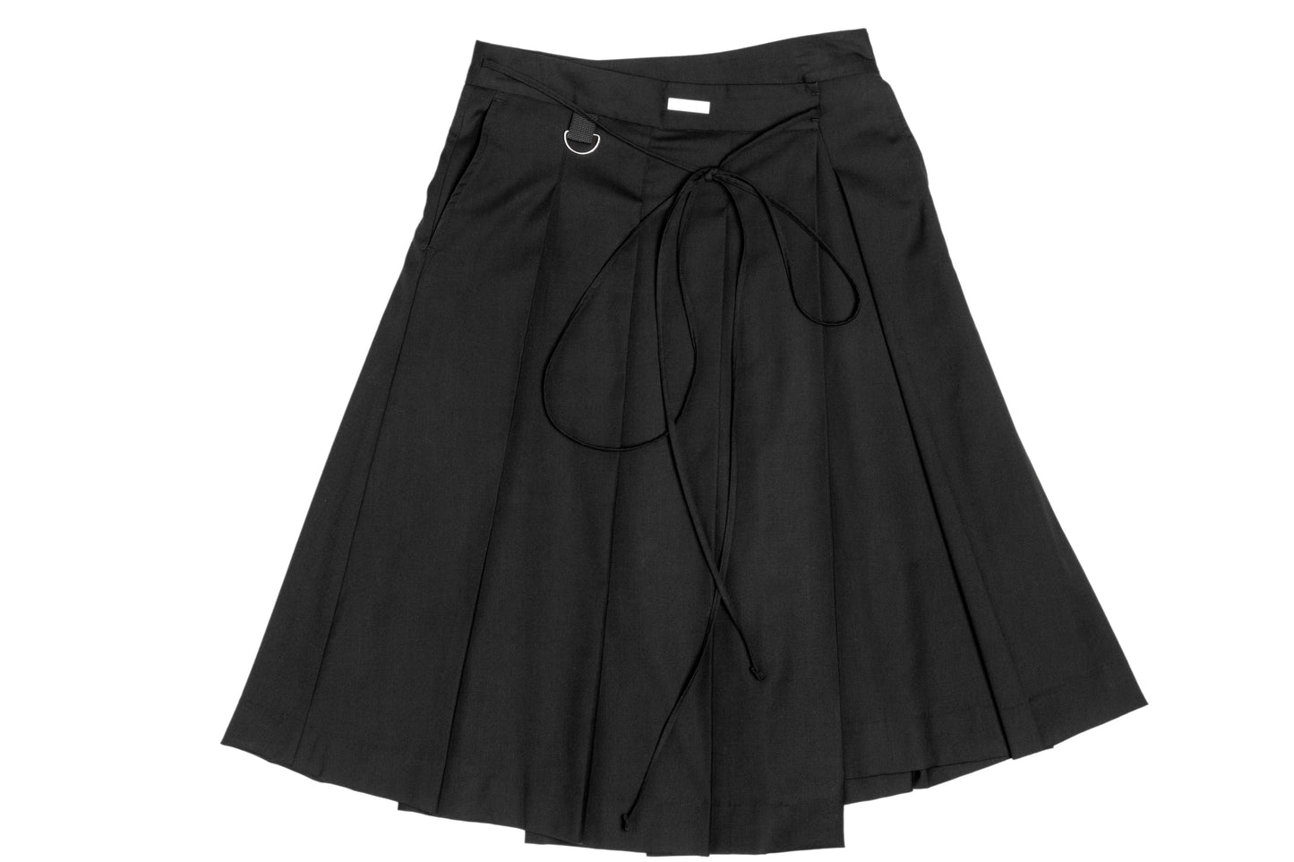 PLEATED SKIRT- Black