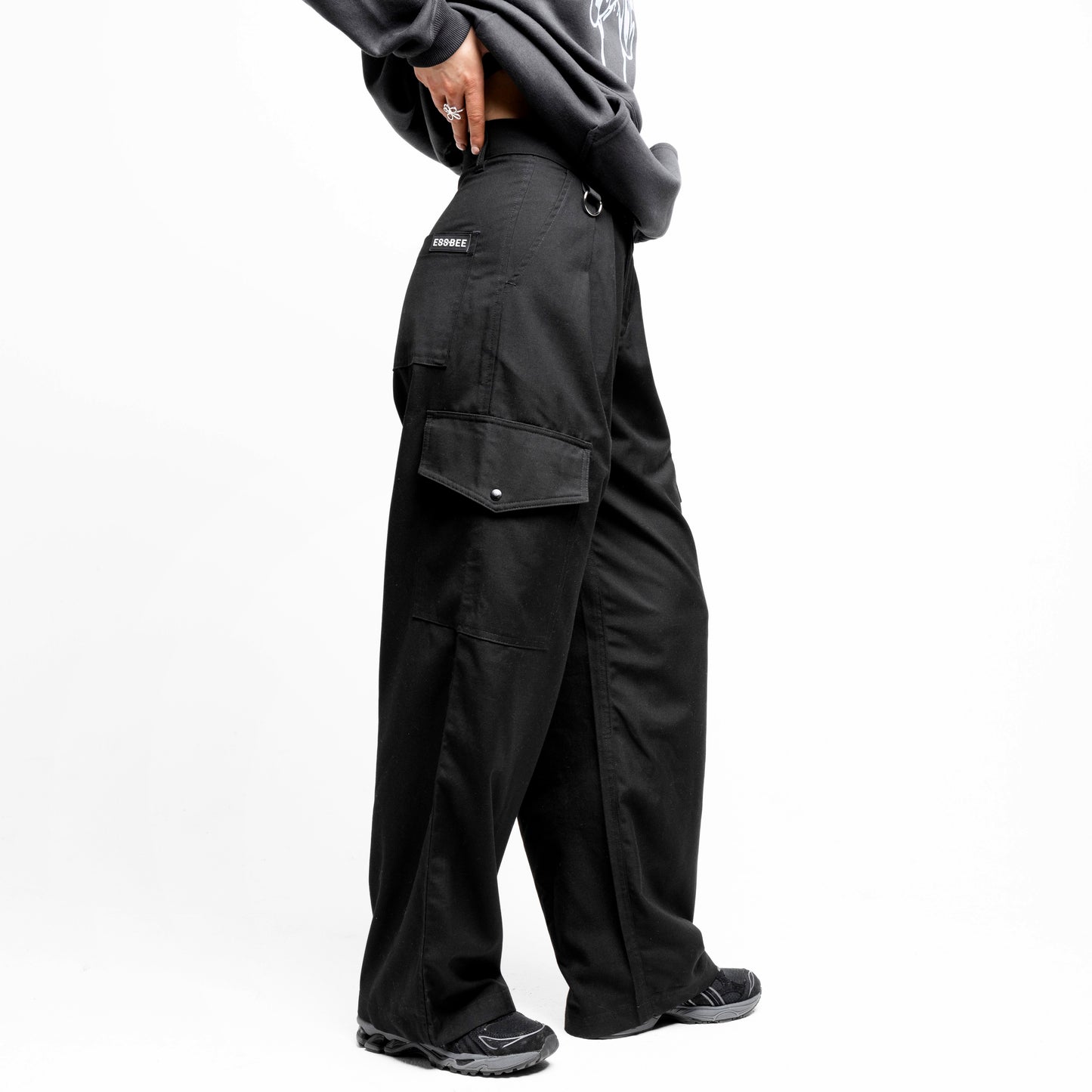 CARGO TROUSER- BLACK